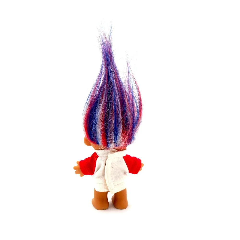 Vintage‎ 1990s Russ Troll Russ Troll for President T-Shirt Red White & Blue Hair